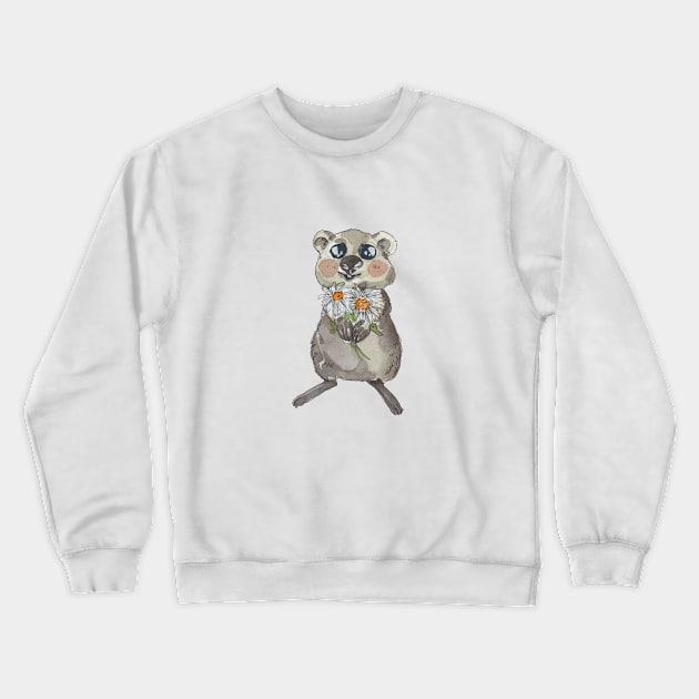 Happy Quokka Crewneck Sweatshirt by KaylaPhan